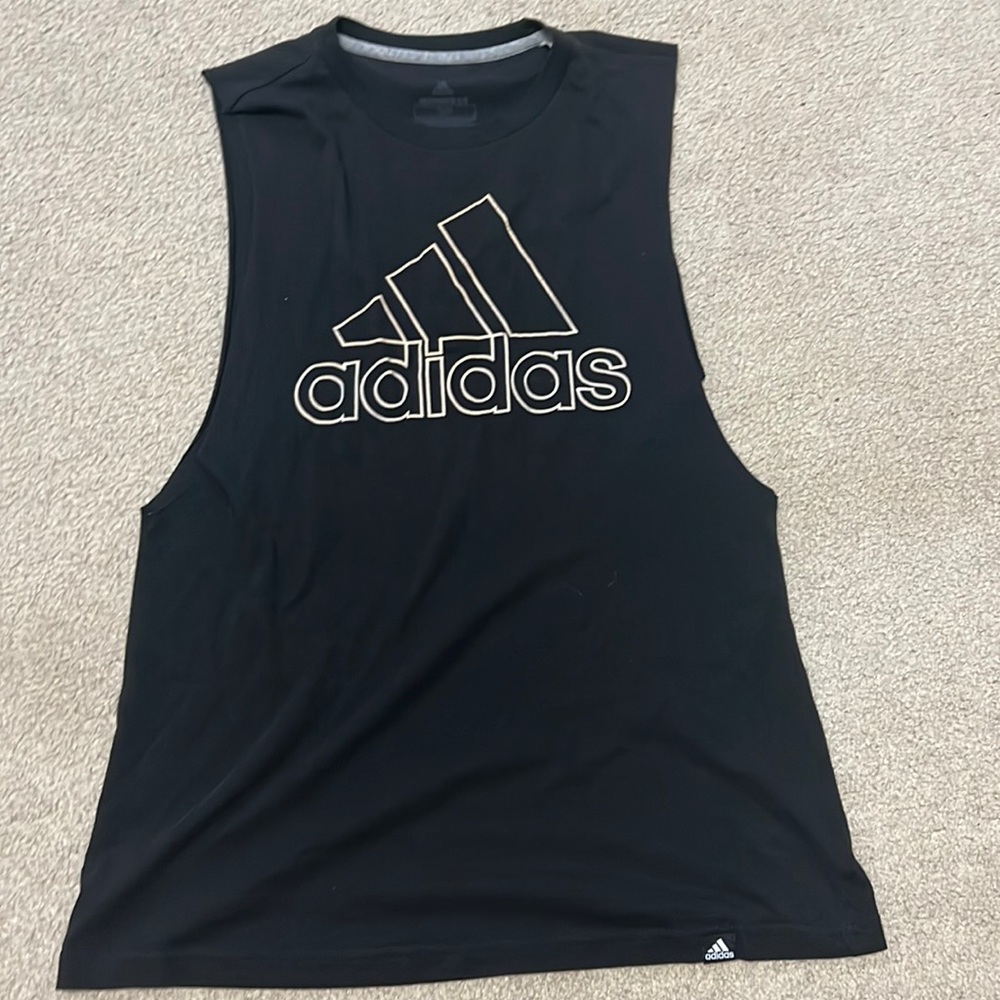 Adidas black tank